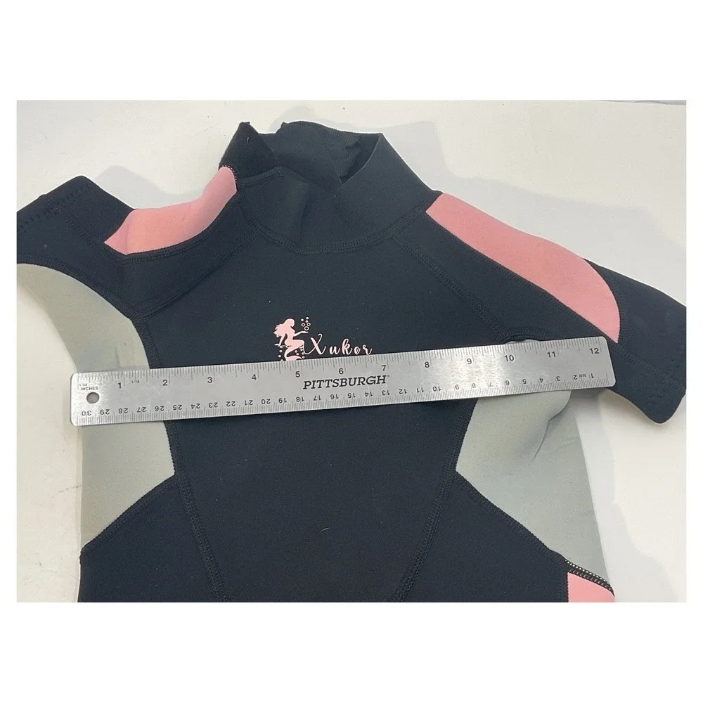 Xuker Youth Shorty Wetsuit Neoprene Pink Black Size‎ 6